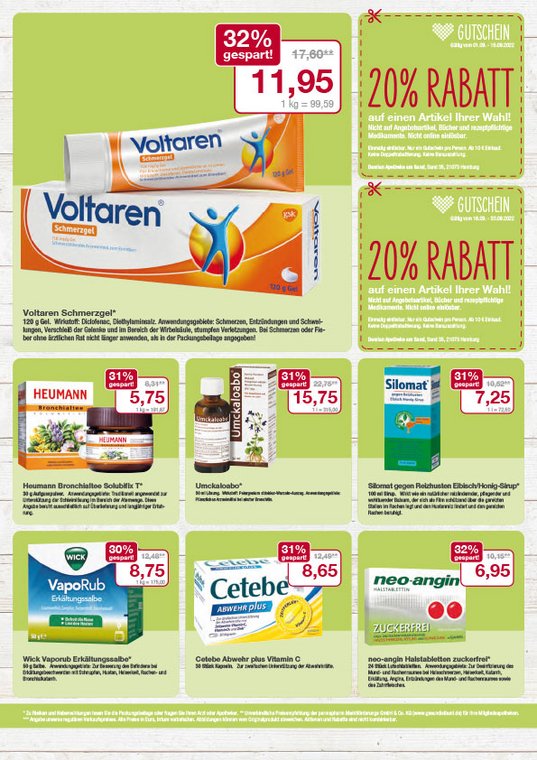 Angebote September Angebote September