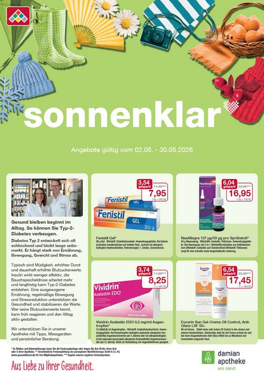 Flyer mit Mai-Angeboten