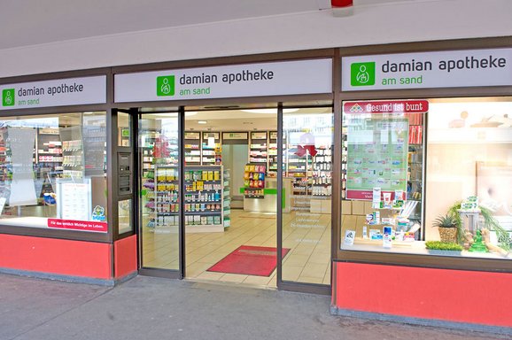 Damian Apotheke am Sand Aussenansicht