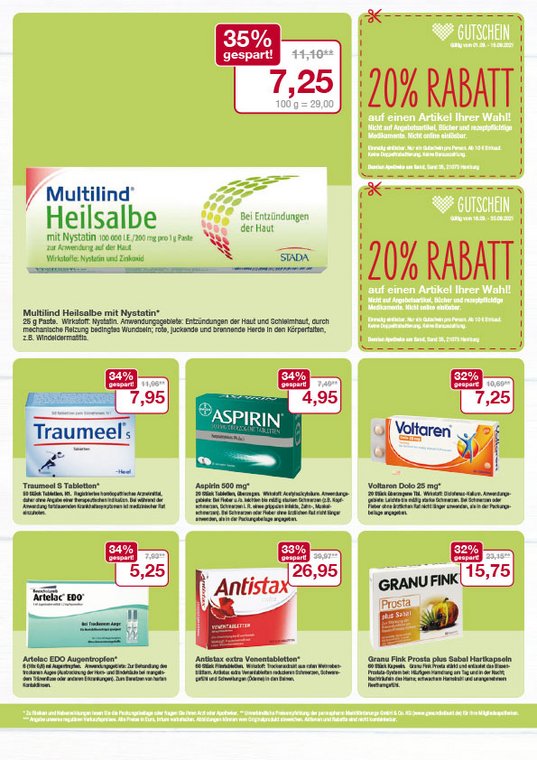 Angebote September Angebote September